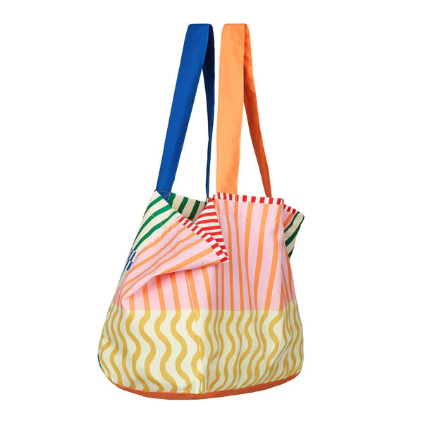 Dock & Bay Foldaway Tote Bags - Stripe Up Your Life