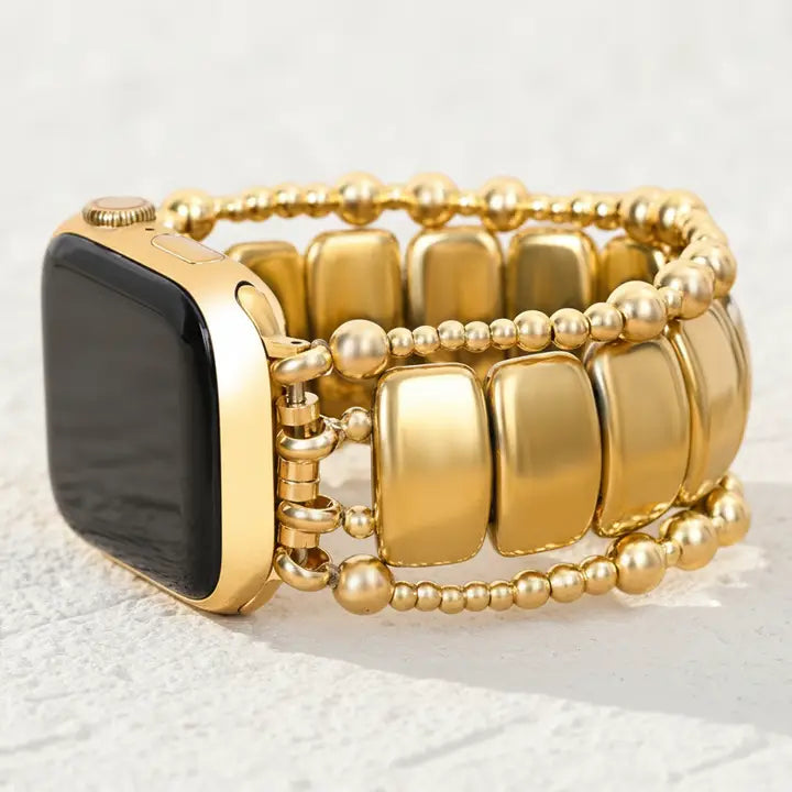 Cape Diablo Gold Noir Stretch Apple Watch Strap