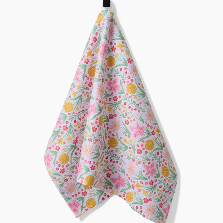 Geometry Garden of Light Tea Towel