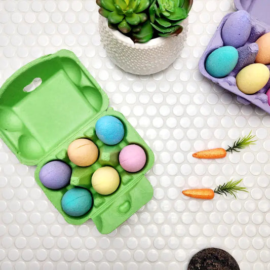 Happy Hippo Bath Easter Egg Bubble Bombs - 6 Pack
