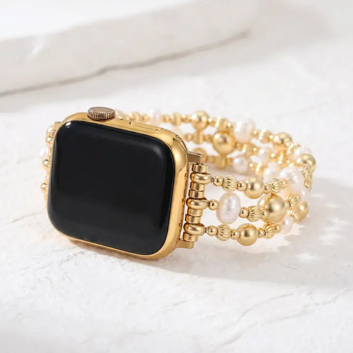 Cape Diablo Golden Pearl Essence Stretch Apple Watch Strap