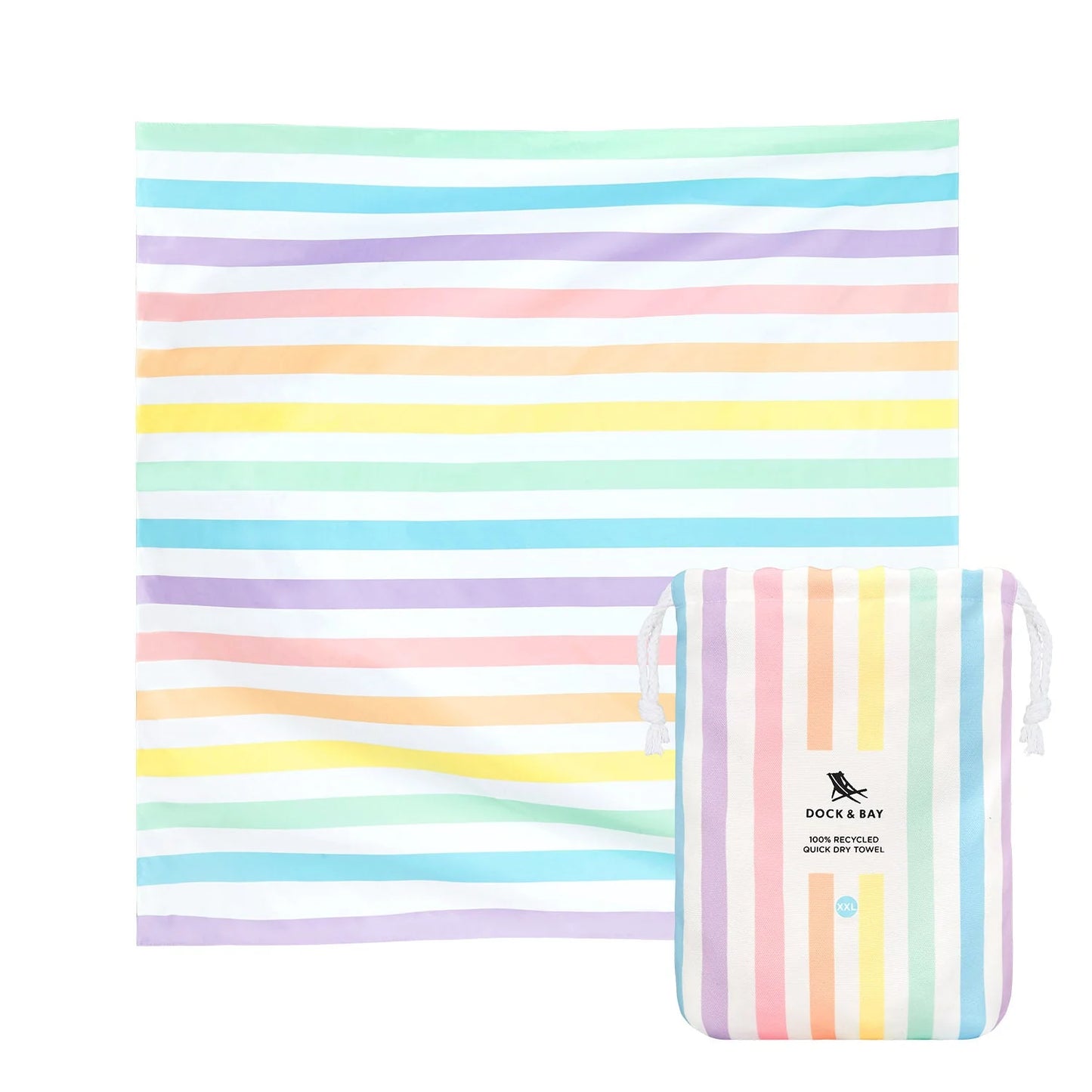 Dock & Bay Oversized Quick Dry Towels - Unicorn Waves