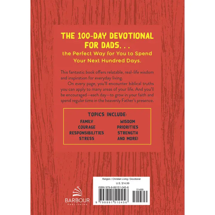 Barbour Publishing, Inc. The 100-Day Devotional For Dads