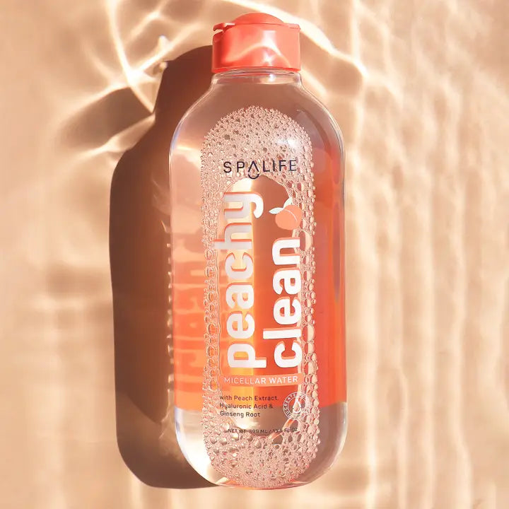My Spa Life Peachy Clean Micellar Water & Hyaluronic Acid Makeup Remover