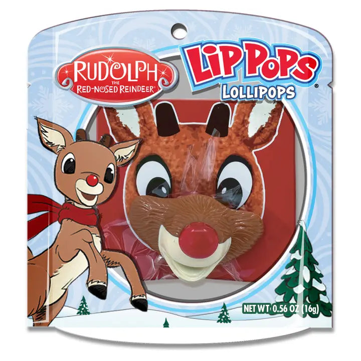 Rudolph Lip Pops Lollipops