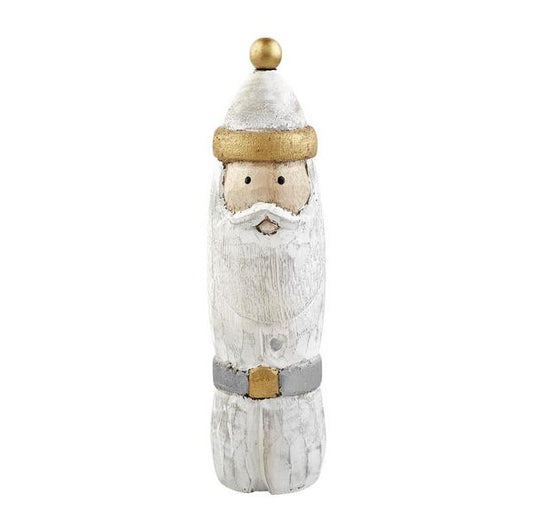 MUD PIE SMALL GOLD SANTA SITTER