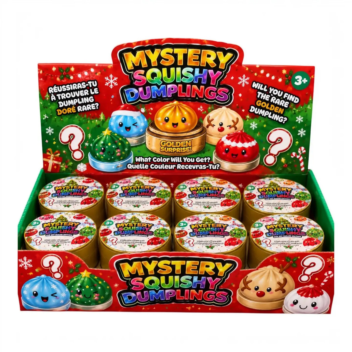 Slow Rise Foam Mystery Dumplings - Holiday Edition