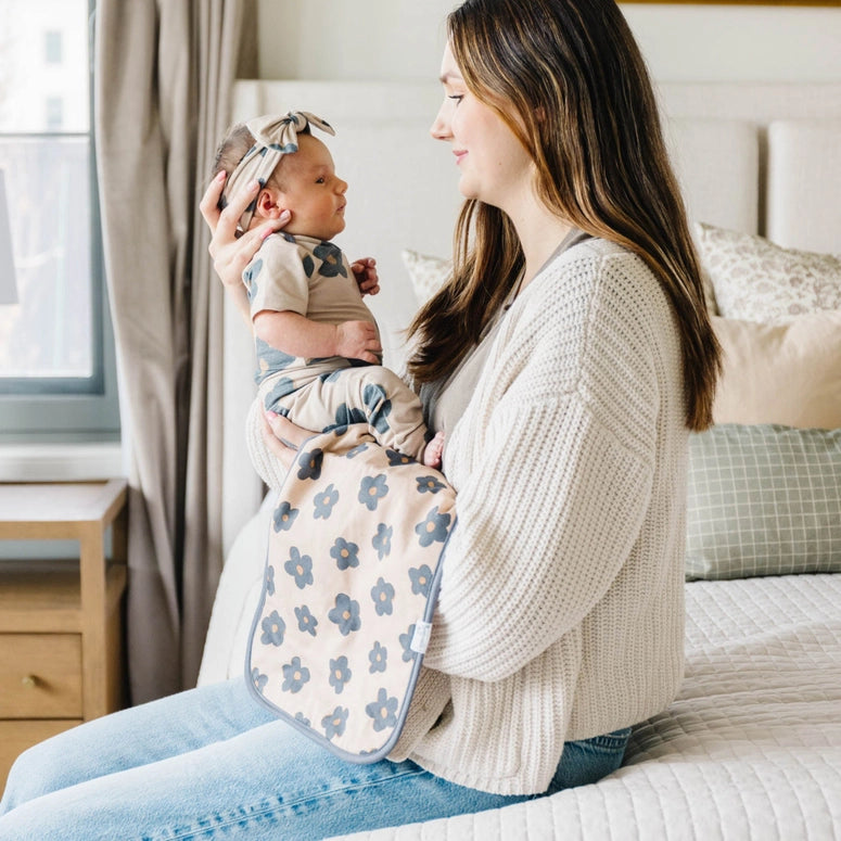 Copper Pearl Premium Burp Cloths - Gemma in Tan