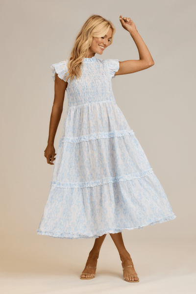 MUD PIE DORIAN MIDI DRESS –