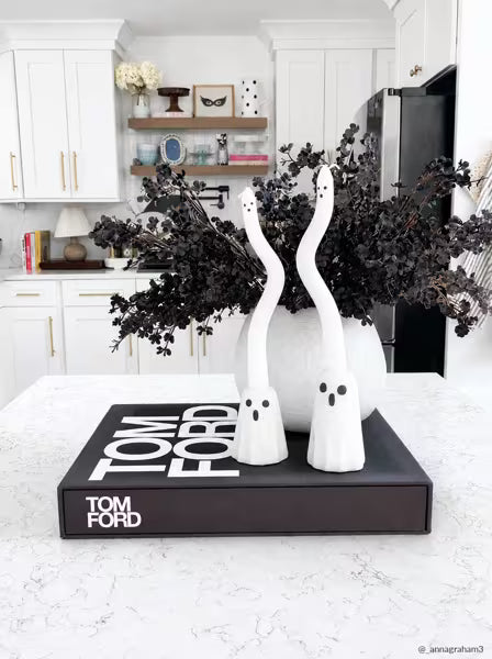 MUD PIE SMALL GHOST TAPER HOLDER