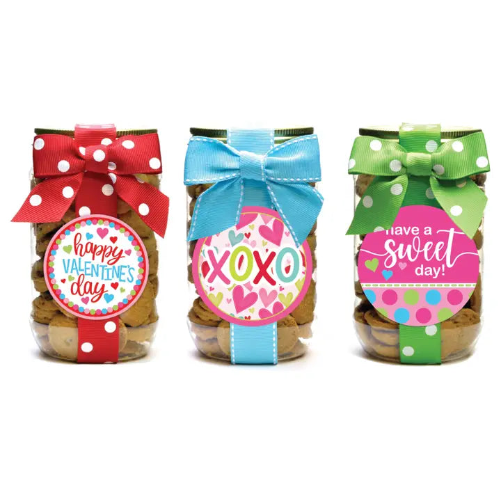 Oh, Sugar! Chocolate Chip Cookie Pint Jars - Valentine