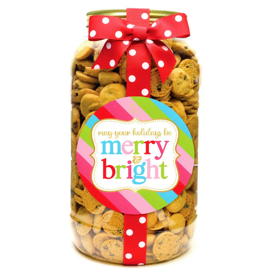 Oh, Sugar! Cookies - Christmas Holiday Merry & Bright - Gallon Jar