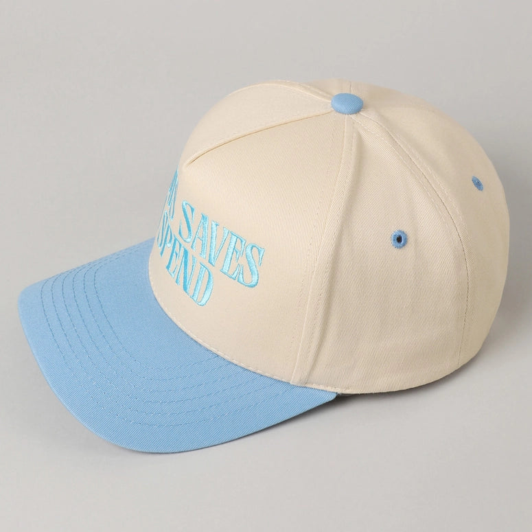 Jesus Saves I Spend Embroidery Trucker Hat