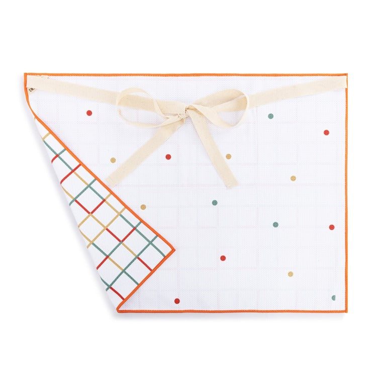 DEMDACO Keep It Clean Absorbent Half Apron - 27x20in
