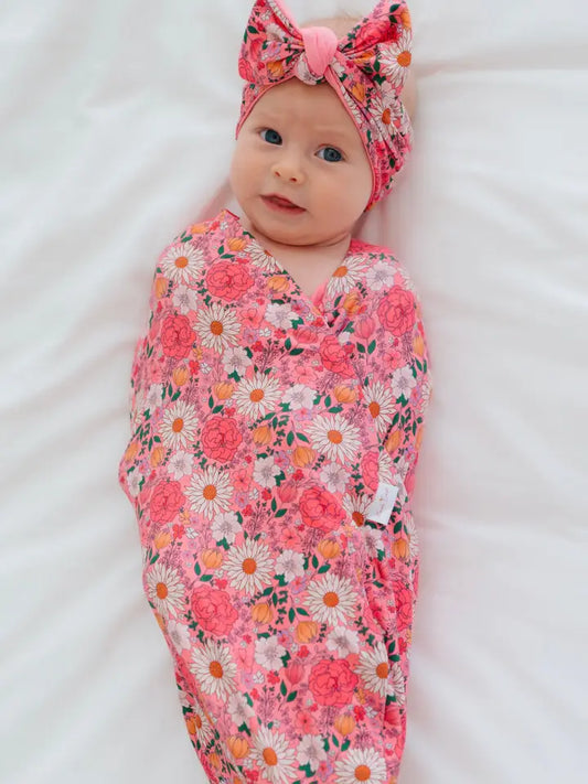 Mama Coco Cocoon Swaddle-Flower Power