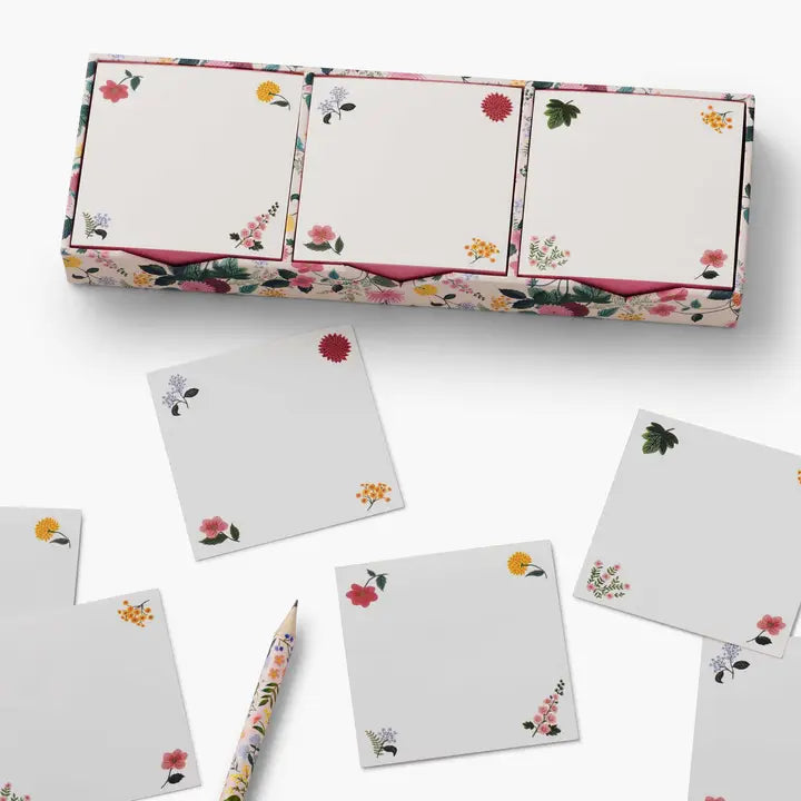 Rifle Paper Co. Dahlia Notepad Trio