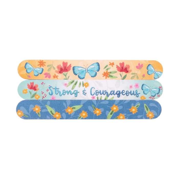 EMERY BOARD SET: STRONG & COURAGEOUS