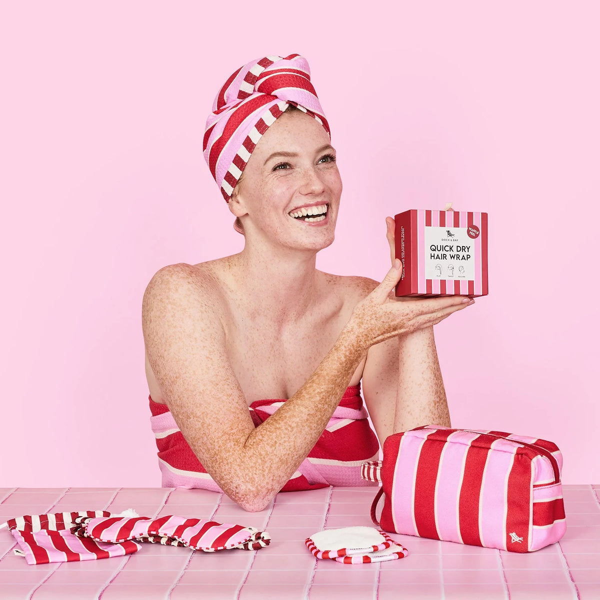 Dock & Bay Getaway Glow Set CHERRY BOMB