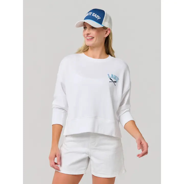 Shiraleah "Lake It Easy" Trucker Hat,Navy