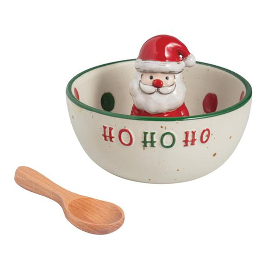 MUD PIE SANTA CANDY DISH