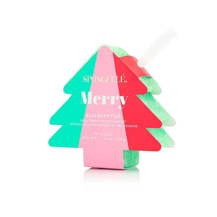 Spongelle Merry - Eucalyptus Holiday Tree Buffer