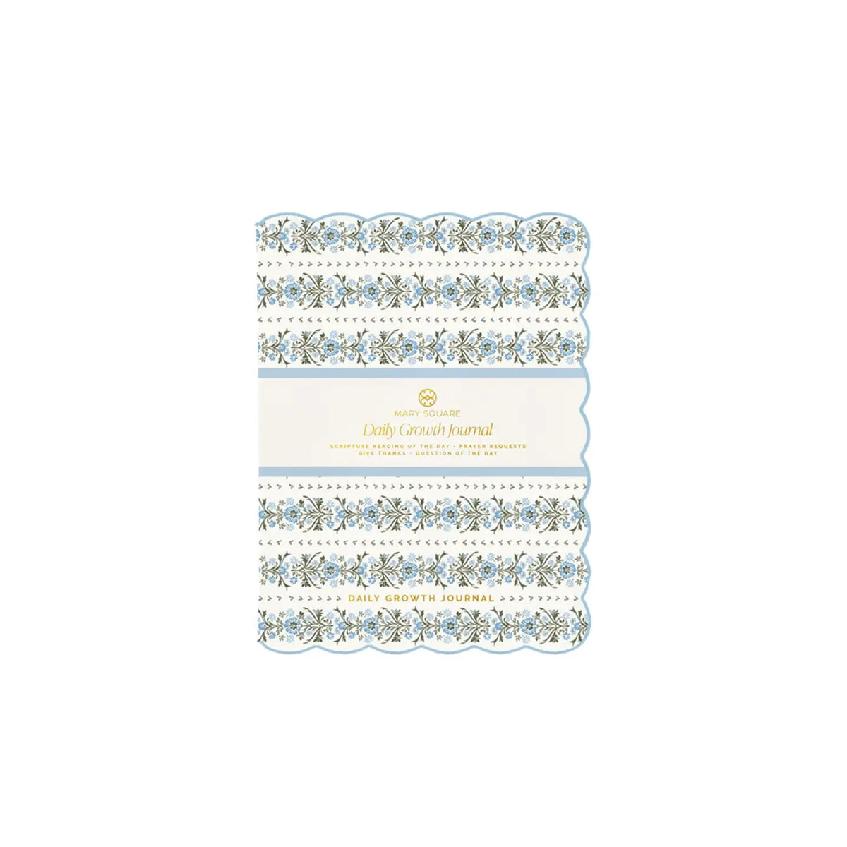 Mary Square Daily Growth Journal | Garden Row Blue
