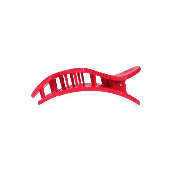 Teleties Flat Hair Clip | Small | Red Heart To Heart