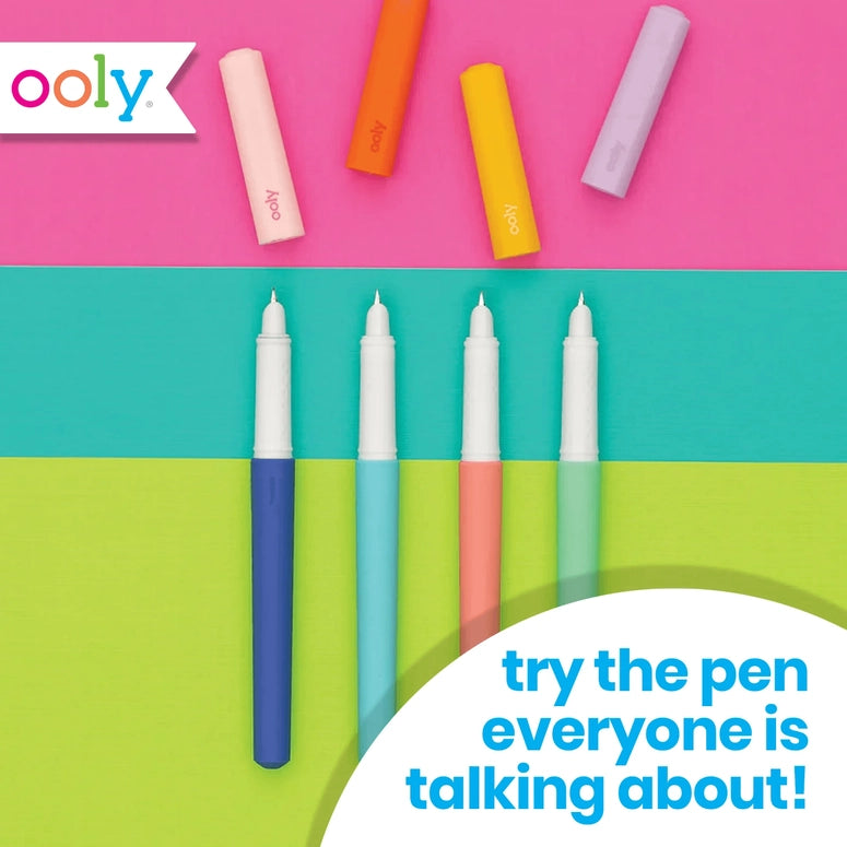 Ooly Fab Fountain Pens - Black Ink - Set of 4