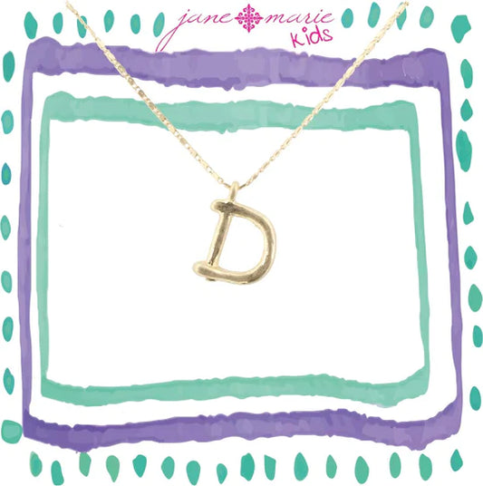 Jane Marie Kids GOLD INITIAL 14" Necklace