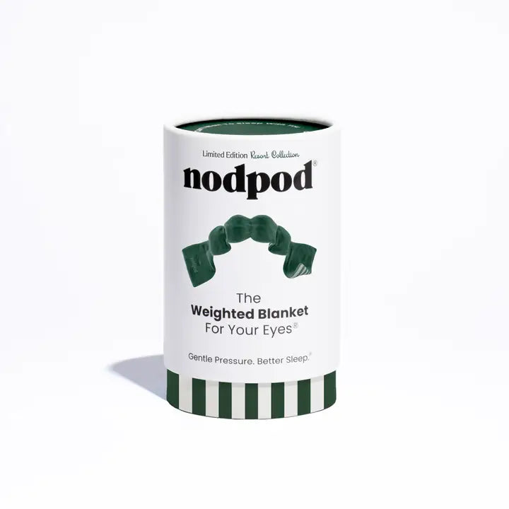 Nodpod Weighted Sleep Mask - Resort Collection Green Cabana