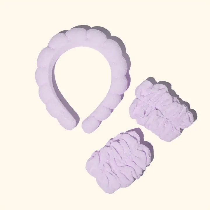 Musee Bath Headband and Wristband Set