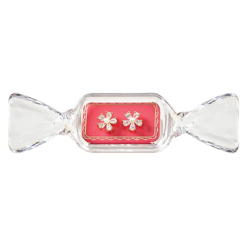 The Candy Dish Earrings - Bright Pink