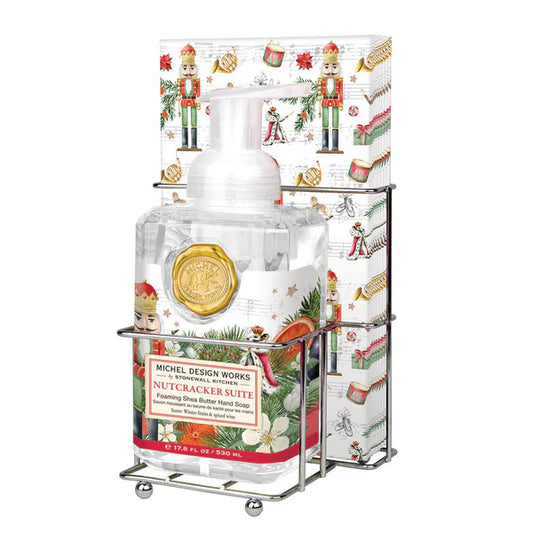 Michel Design Works Nutcracker Suite Foaming Soap and Napkin Set