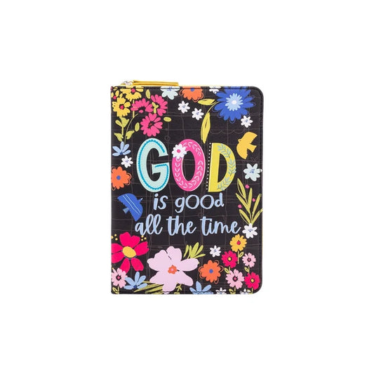 Zippered Faux Leather Journal: Let All You Do Be Done In Love 1 Cor 16:14