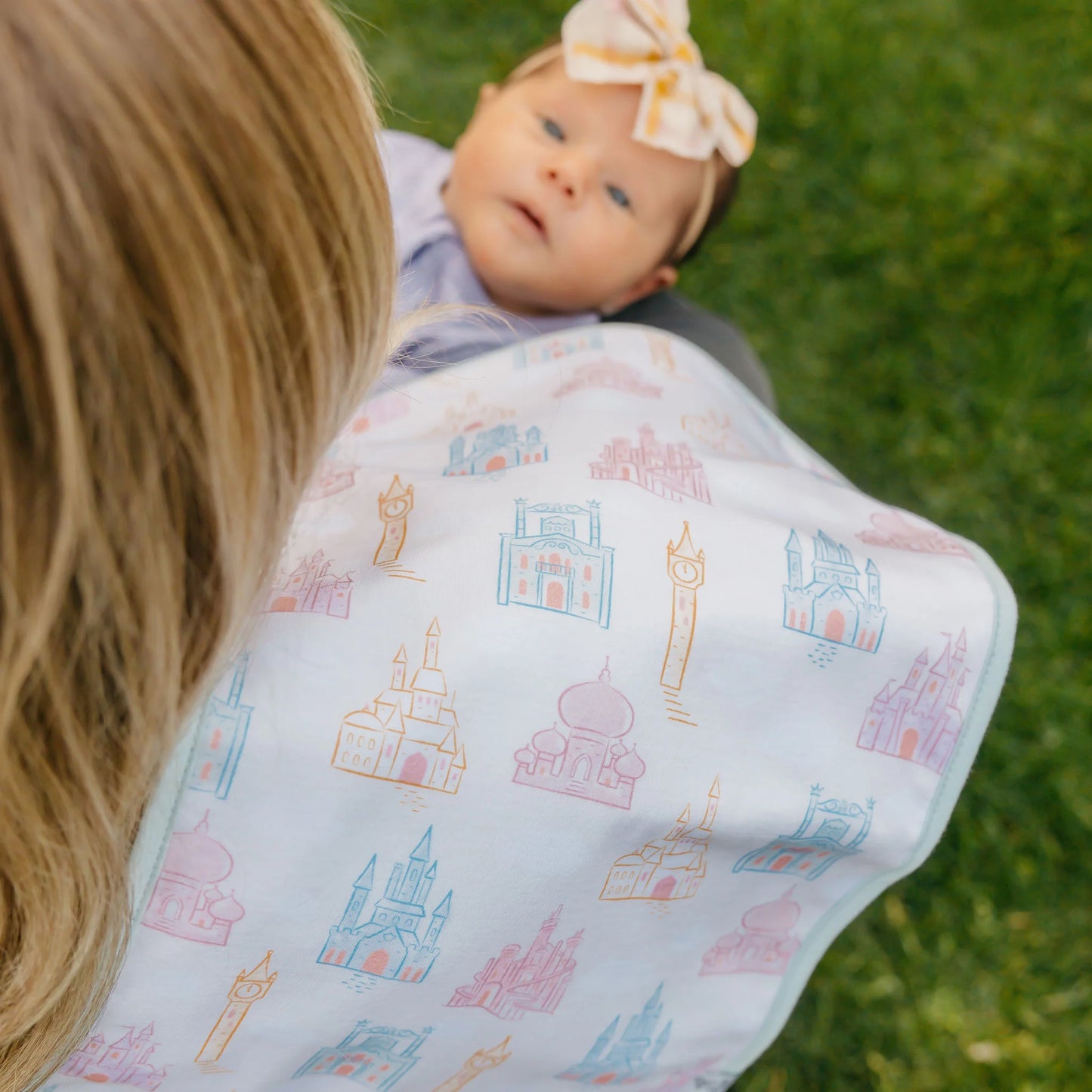 Copper Pearl Disney Princess Premium Burp Cloths