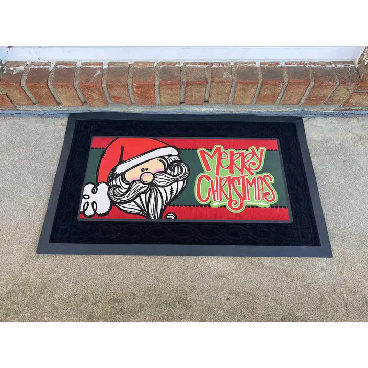 Dicksons Doormat Insert Santa Merry Christmas