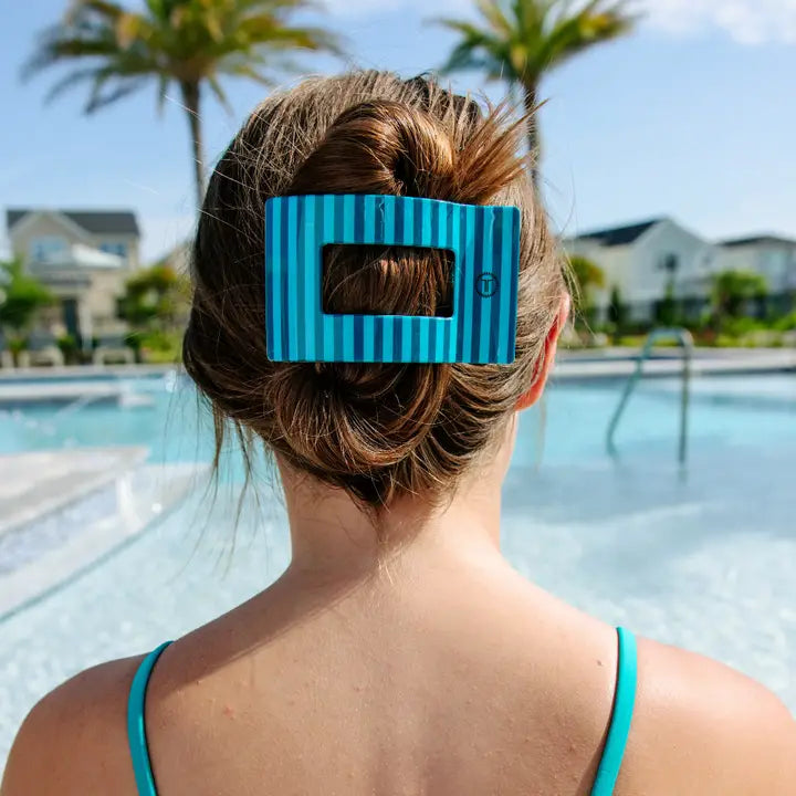 Teleties Splash Zone | Large | Flat Rectangle Hair Clip