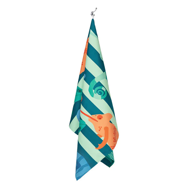 Dock & Bay Kids Beach Towels - Karma Chameleon - GRS Certified-L