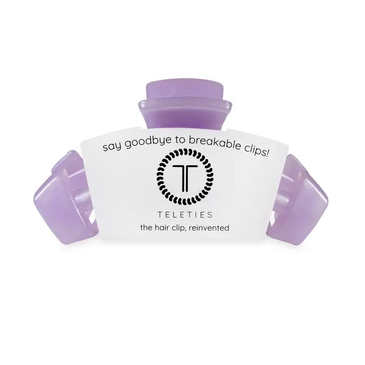 Teleties Classic Hair Clip | Medium | Lavender Mist