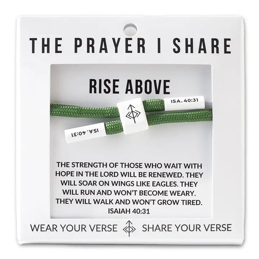 THE PRAYER I SHARE Rise Above Bracelet | Bible Verse Bracelet
