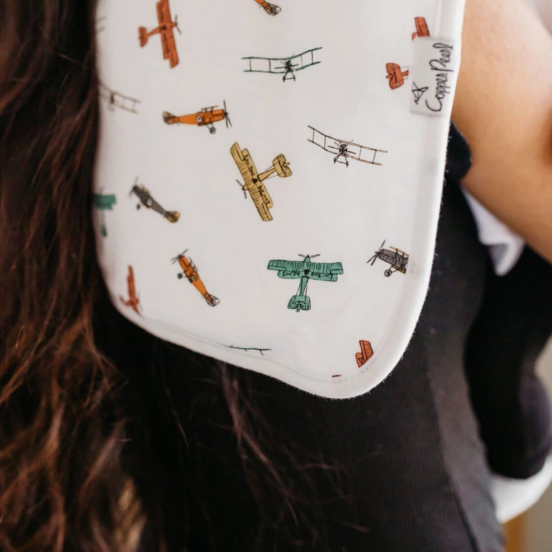 Copper Pearl Premium Burp Cloths - Ace