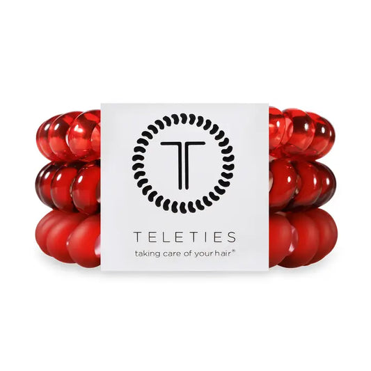 Teleties Spiral Hair Coils | Large | Red Carpet Ready Hair Ties