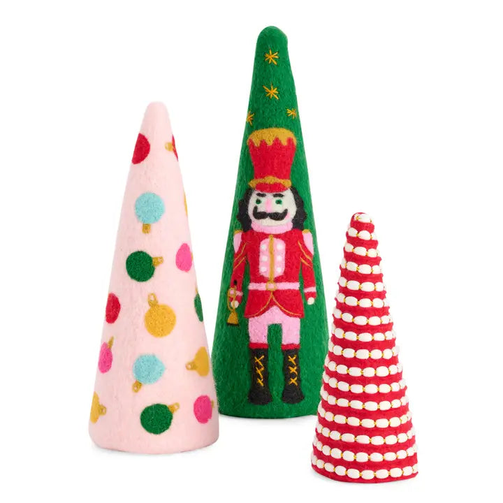 Shiraleah Nutcracker/Ornaments Decorative Trees, Multi