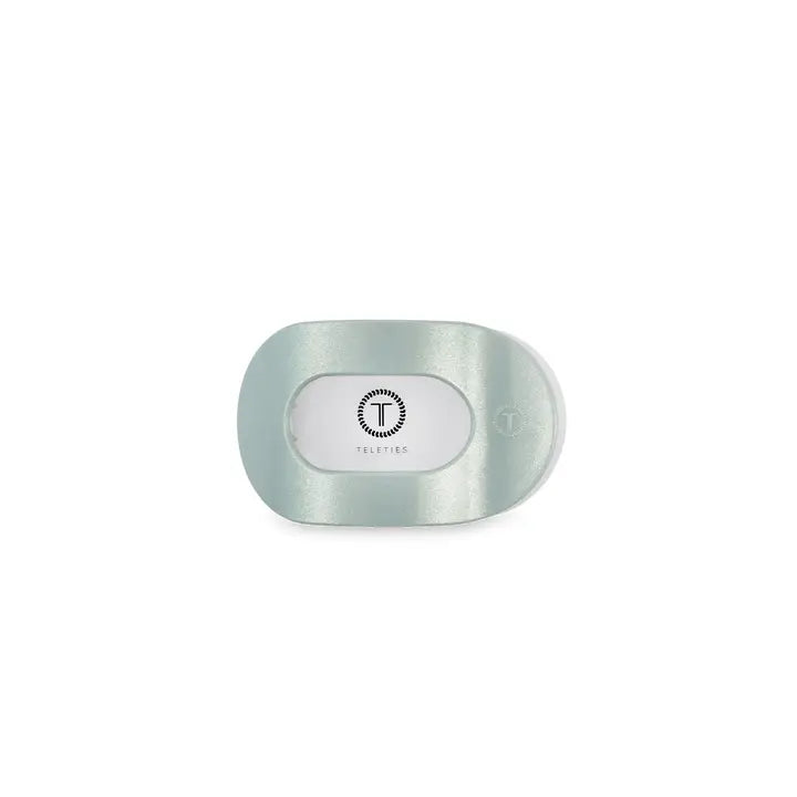 Teleties Flat Round Hair Clip | Tiny | Dew Drop
