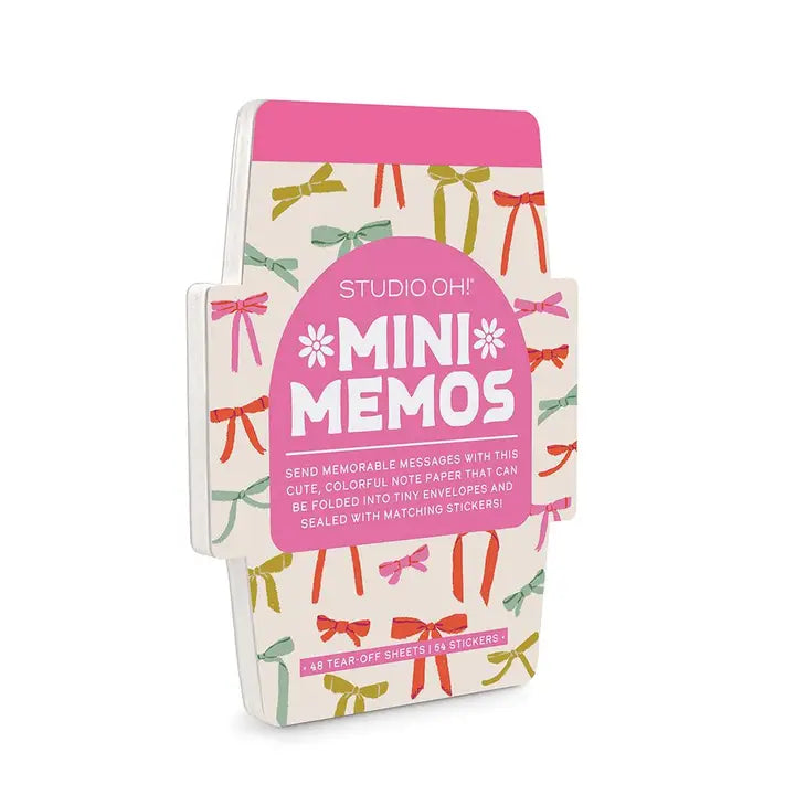 Studio Oh! Put A Bow On It Mini Memos with Stickers