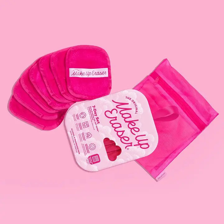 The Original MakeUp Eraser Pink 7-Day Set | Eco-Friendly Makeup Eraser