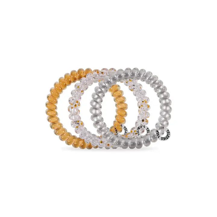 Teleties Spiral Hair Coils | Small | Starstruck Hair Ties