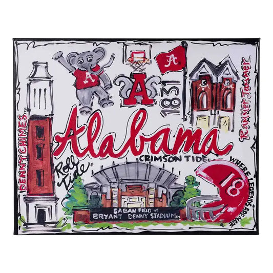 Glory Haus Alabama Landmark Canvas