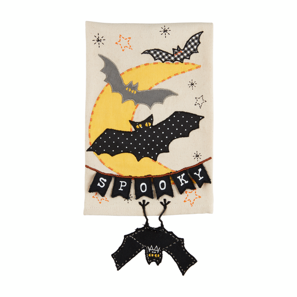 MUD PIE BATS DANGLE LEG TOWEL