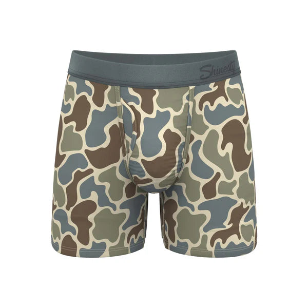 Shinesty  Men's The Blender Grey Duck Camo Hammock Pouch Underwear